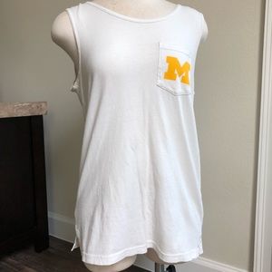 Victoria’s Secret PINK Michigan Muscle Tank Top